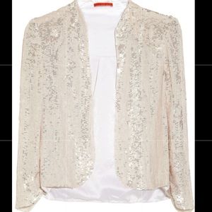 Alice + Olivia All over white Embellished jacket